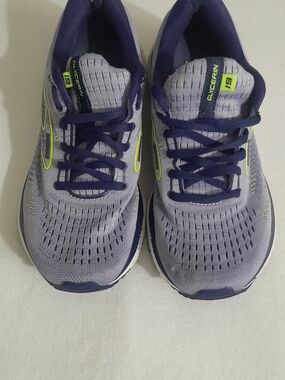 Brooks Glycerin 19 Running Shoes - Lavender with Neon Accents